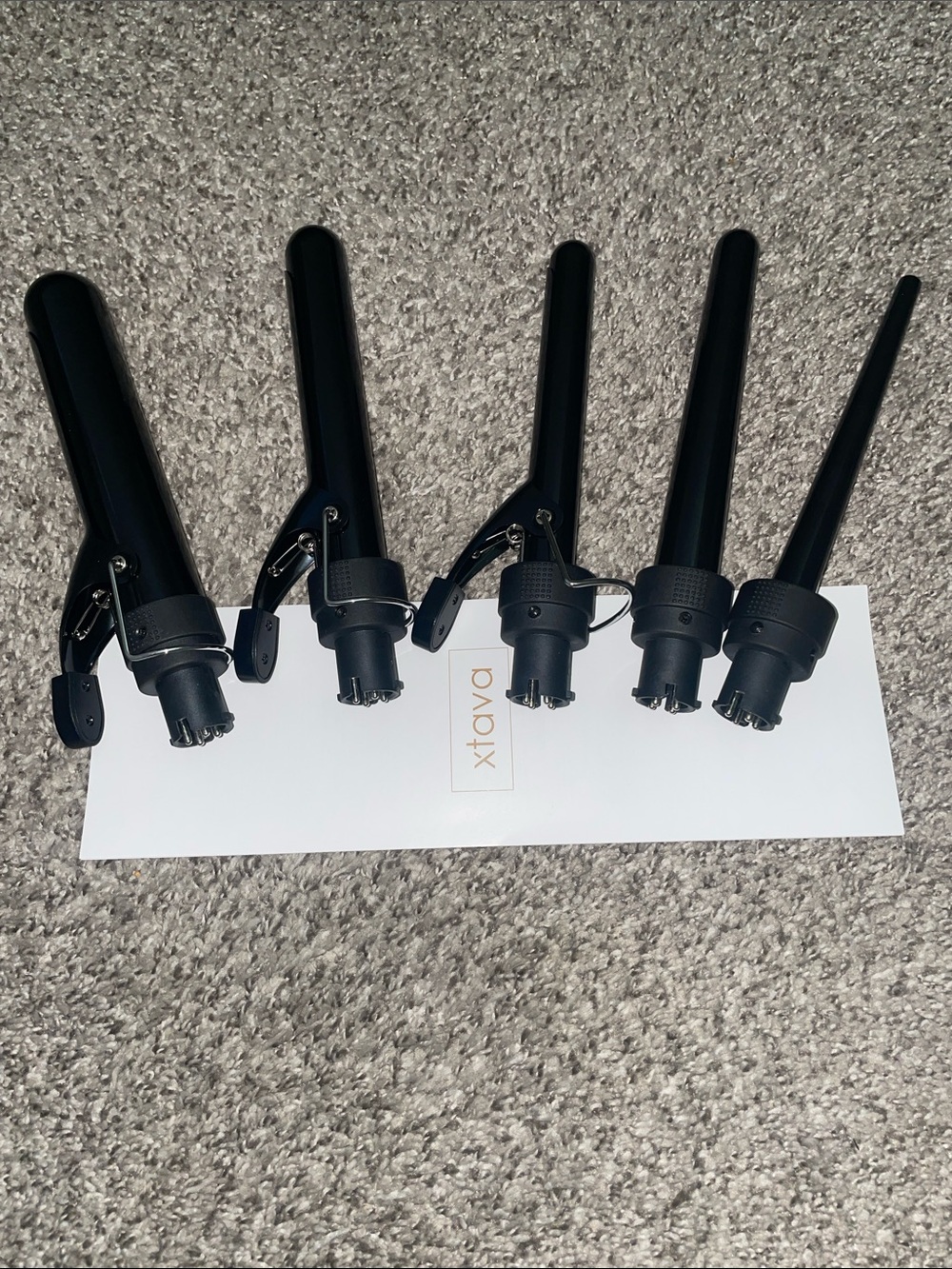 xtava 5-in-1 Professional Curling Iron and Wand Set - Picture 6 of 10